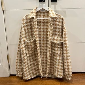 Storets Houndstooth Shirt Jacket